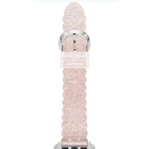Kate Spade New York Apple Watch 38/40/41mm Band Pink‎ Glitter NEW